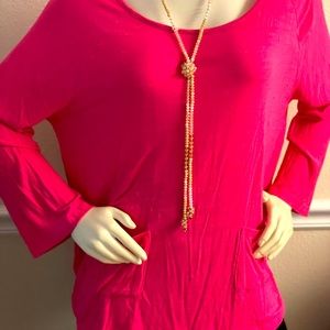 Chico’s cotton top pink